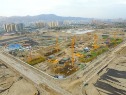 蘭州恒大山水城項(xiàng)目D、E地塊土石方工程施工
